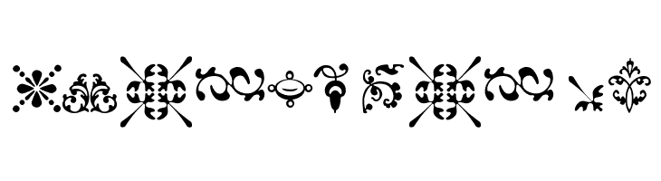 Fleurons  Free Fonts Download
