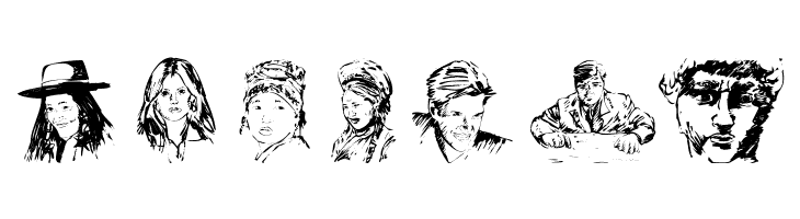 PeopleSketches  Free Fonts Download