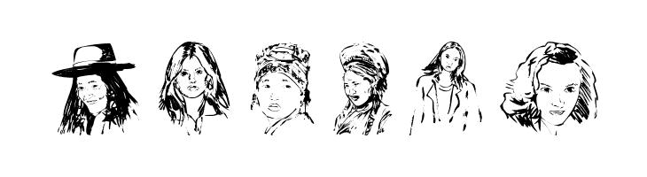 PeopleSketches  Free Fonts Download