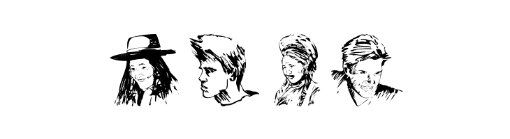 PeopleSketches  Free Fonts Download