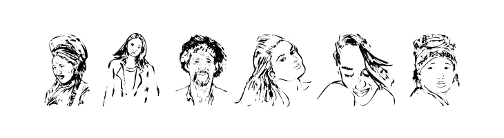 PeopleSketches  Free Fonts Download