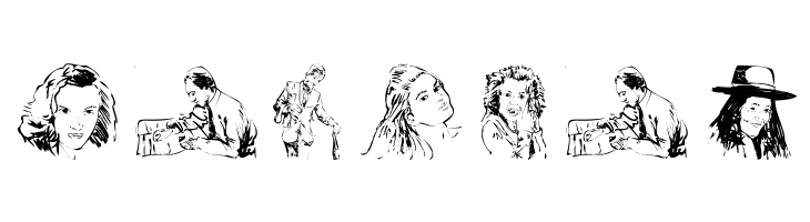 PeopleSketches  Free Fonts Download