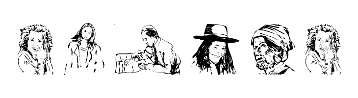 PeopleSketches  Free Fonts Download