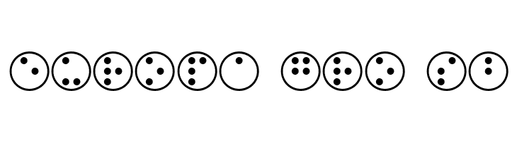 BrailleHeadline  Free Fonts Download