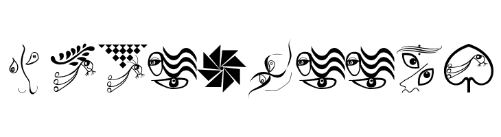 DesignPartsSix  Free Fonts Download