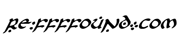 First Order Italic  Free Fonts Download