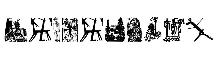 WoodcutsFontissimo  Free Fonts Download