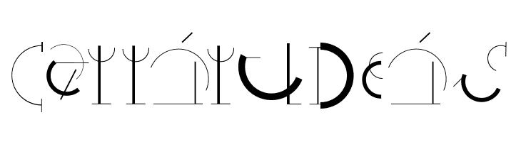 HalfCircleAlphabetXP  Free Fonts Download