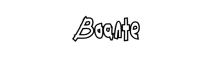 Chunkmuffin HollowThick  Free Fonts Download