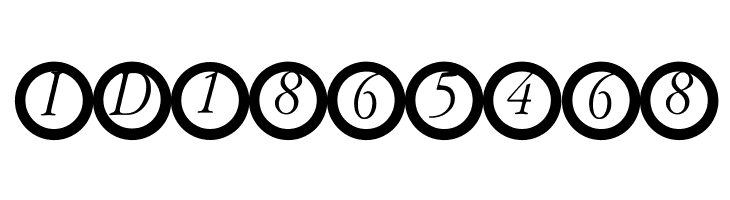 GaranitialRings  Free Fonts Download