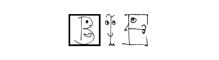 FacesAlphabetBeta  Free Fonts Download