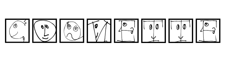 FacesAlphabetBeta  Free Fonts Download