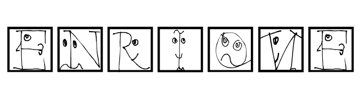 FacesAlphabetBeta  Free Fonts Download