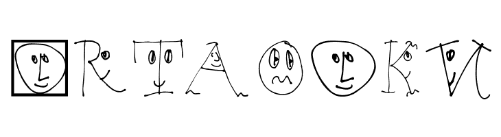 FacesAlphabetBeta  Free Fonts Download
