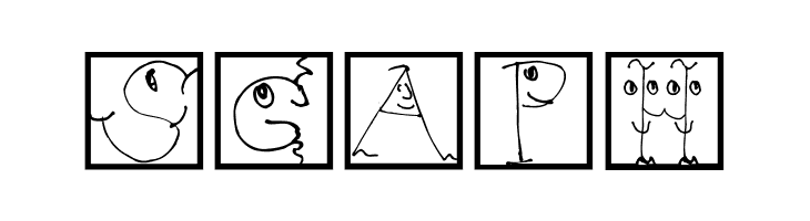 FacesAlphabetBeta  Free Fonts Download