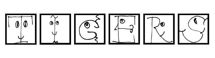 FacesAlphabetBeta  Free Fonts Download