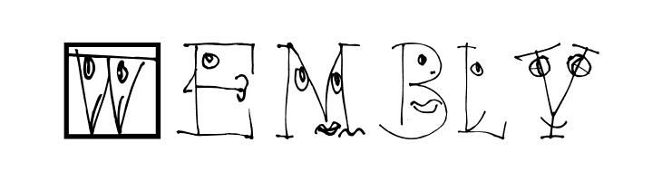 FacesAlphabetBeta  Free Fonts Download