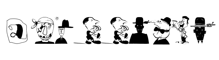 Characters-C  Free Fonts Download