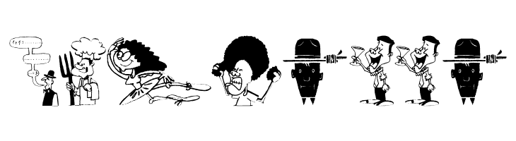 Characters-C  Free Fonts Download