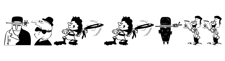 Characters-C  Free Fonts Download