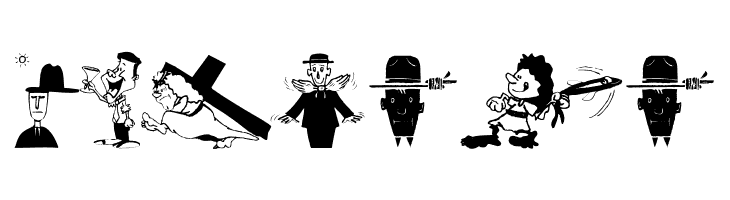 Characters-C  Free Fonts Download