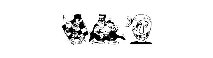 Characters-C  Free Fonts Download