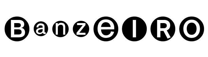 MonoAlphabetMultiSized  Free Fonts Download