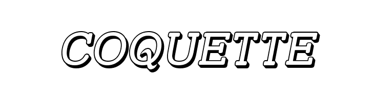 Street Slab - 3D Italic  Free Fonts Download