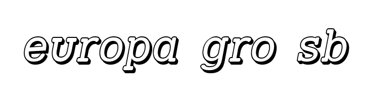 Street Slab - 3D Italic  Free Fonts Download