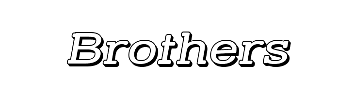 Street Slab - Wide 3D Italic  Free Fonts Download