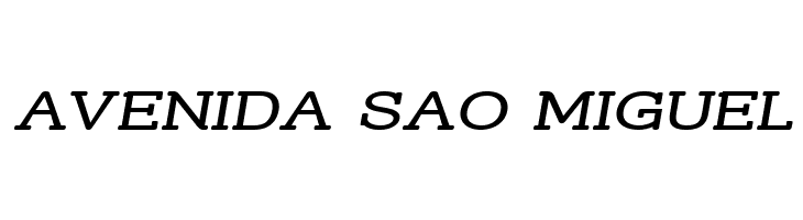 Street Slab Upper - Wide Italic  Free Fonts Download