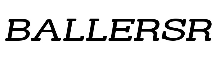 Street Slab Upper - Wide Italic  Free Fonts Download