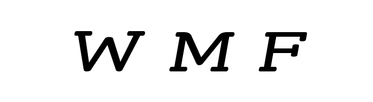 Street Slab Upper - Wide Italic  Free Fonts Download