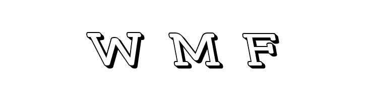 Street Slab - Wide 3D Rev  Free Fonts Download