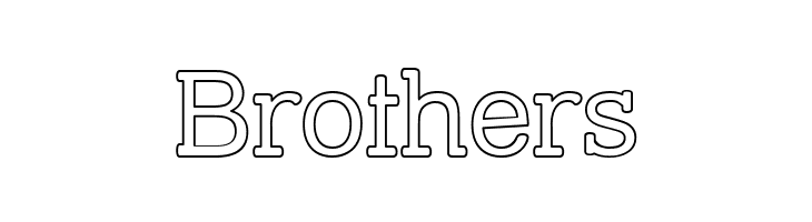 Street Slab - Outline  Free Fonts Download
