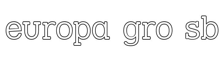 Street Slab - Outline  Free Fonts Download