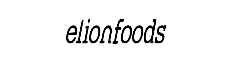 Street Slab - Super Narrow Italic  Free Fonts Download