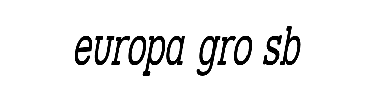 Street Slab - Super Narrow Italic  Free Fonts Download