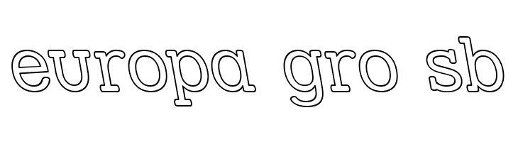 Street Slab - Outline Rev  Free Fonts Download