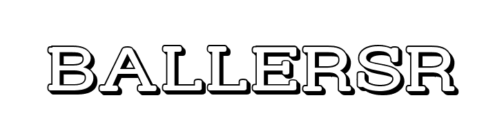 Street Slab - Wide 3D  Free Fonts Download