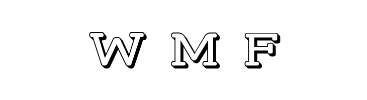 Street Slab - Wide 3D  Free Fonts Download