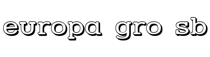 Street Slab - Wide 3D  Free Fonts Download