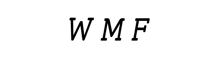 Street Slab - Narrow Italic  Free Fonts Download