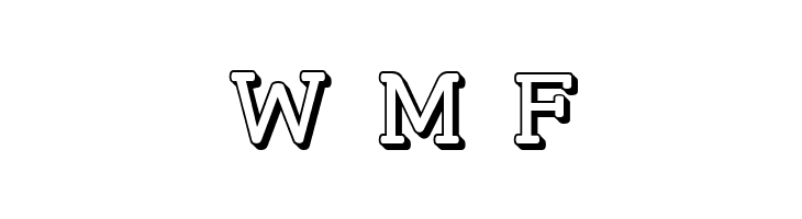 Street Slab - 3D  Free Fonts Download