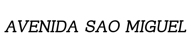 Street Slab Italic  Free Fonts Download