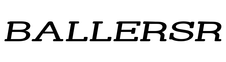 Street Slab - Super Wide Italic  Free Fonts Download