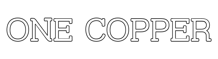 Street Slab Upper - Outline  Free Fonts Download