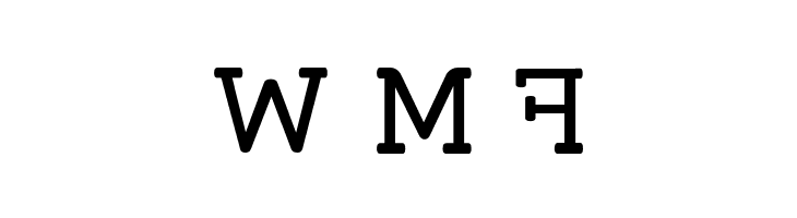 Street Slab - Mirror  Free Fonts Download