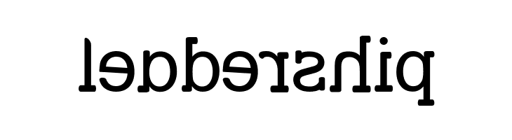 Street Slab - Mirror  Free Fonts Download