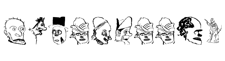 HeadsVectorAttempt  Free Fonts Download